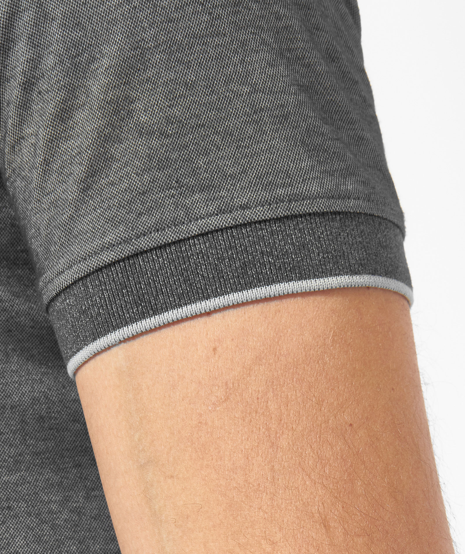 Belika Valencia Poloshirt, Black melange, large image number 5