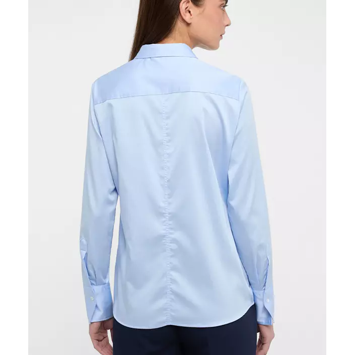 Eterna Satin Stretch dameskjorte - Modern Fit, Light blue, large image number 2