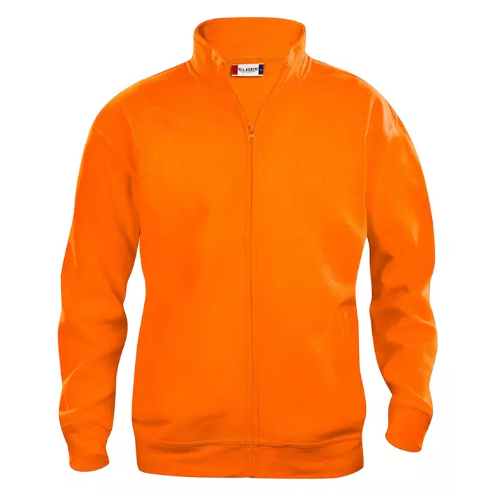 Clique Basic sweat cardigan, Hi-vis Orange, large image number 0