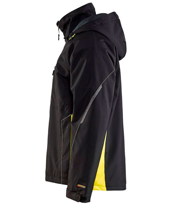 Bl&aring;kl&auml;der Unite shell jacket, Black/Yellow, large image number 3