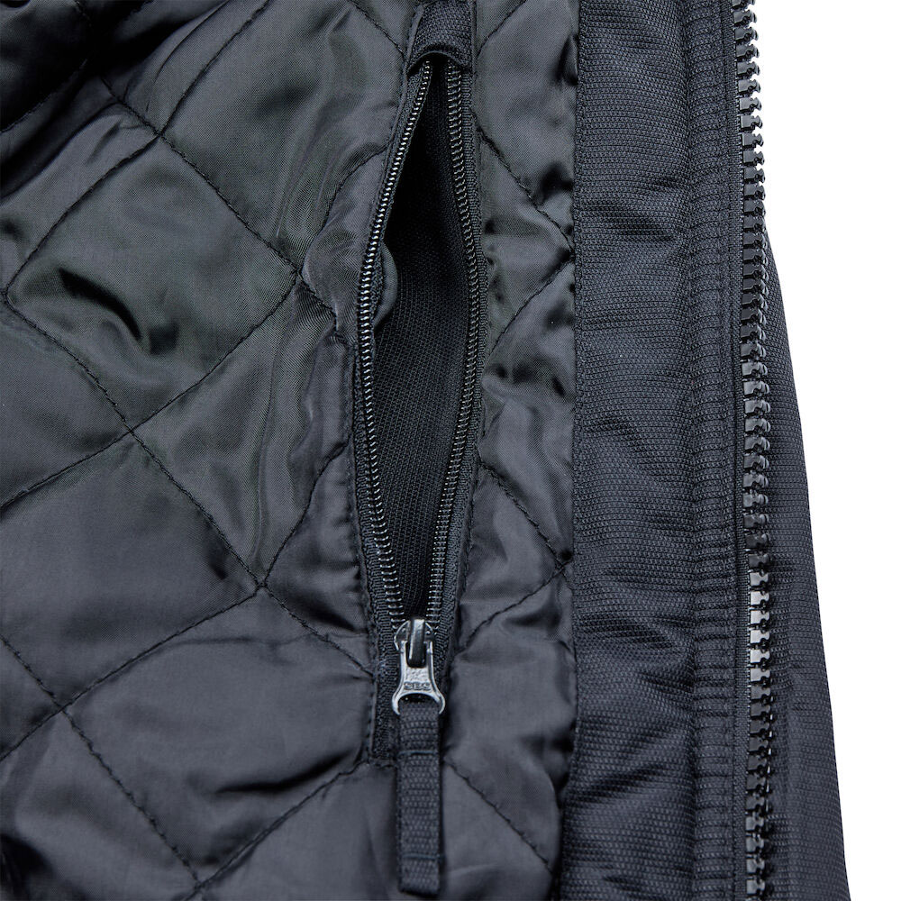 Engel Cargo vinterjakke, Sort/R&oslash;d, large image number 4