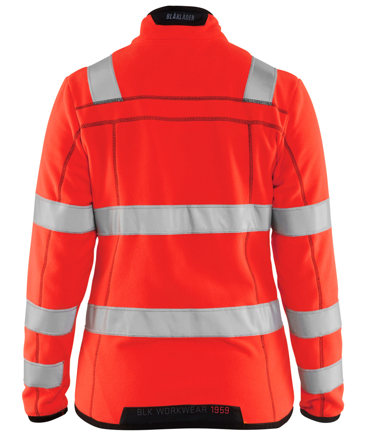 Bl&aring;kl&auml;der microfleece women's jacket, Hi-Vis Red