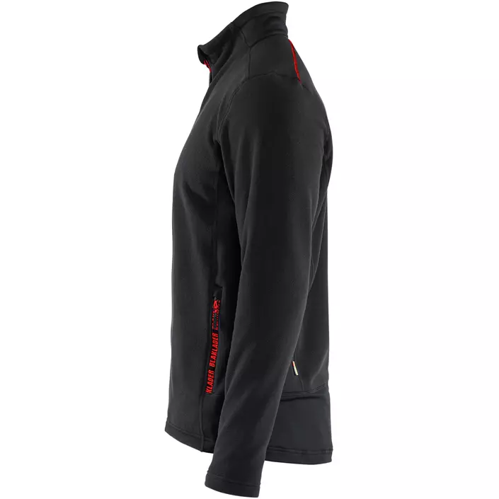 Blåkläder Unite Microfleece Pullover, Schwarz/Rot, large image number 3