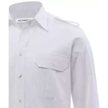 Kümmel Howard Classic fit pilot shirt with extra sleeve-length, White
