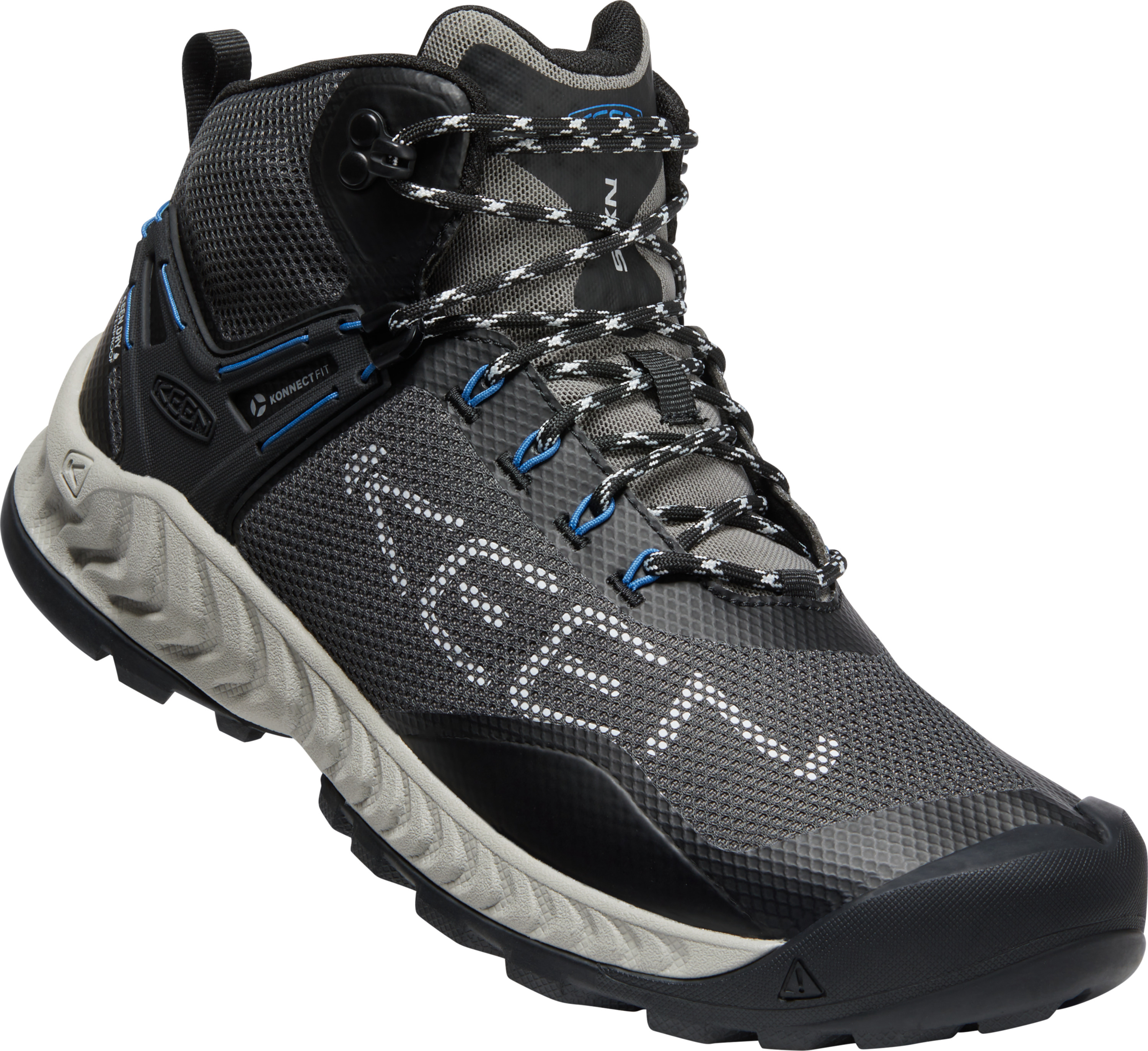 Keen Nxis Evo Mid WP vandrark&auml;ngor, Magnet/bright cobalt