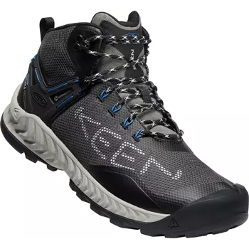 Keen Nxis Evo Mid WP hiking boots, Magnet/bright cobalt