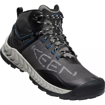 Keen Nxis Evo Mid WP hiking boots, Magnet/bright cobalt