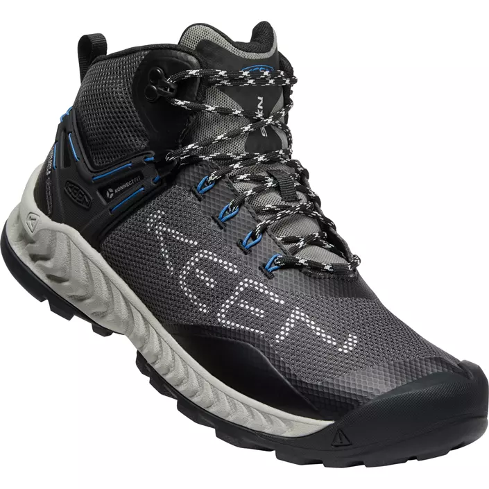 Keen Nxis Evo Mid WP hiking boots, Magnet/bright cobalt, large image number 0