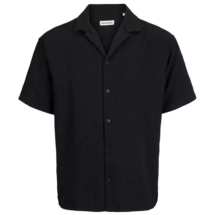 Jack & Jones JJEMATTEO RESORT kortärmad  skjorta, Black, large image number 0