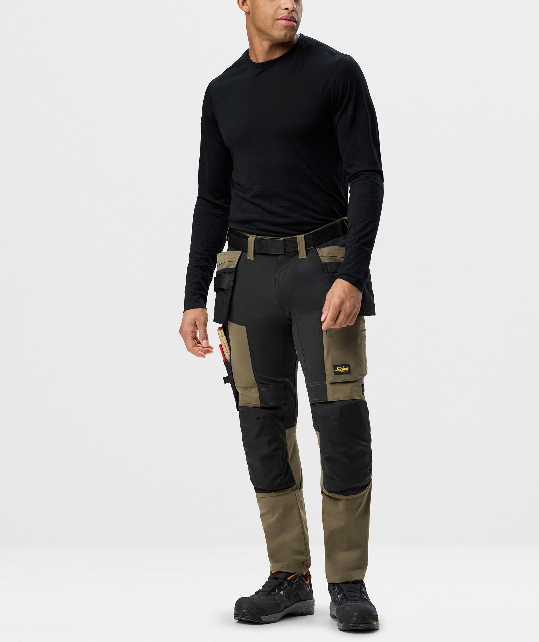 Snickers AllroundWork Handwerkerhose 6218 full stretch, Khaki Green/Black, large image number 6