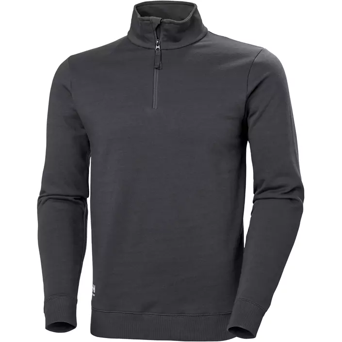 Helly Hansen Classic half zip sweatshirt, Dark Grey, large image number 0