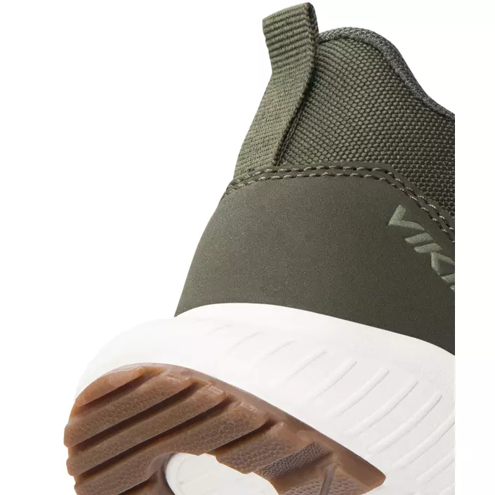 Viking Aery Hol Mid WP sneakers till barn, Olive, large image number 4