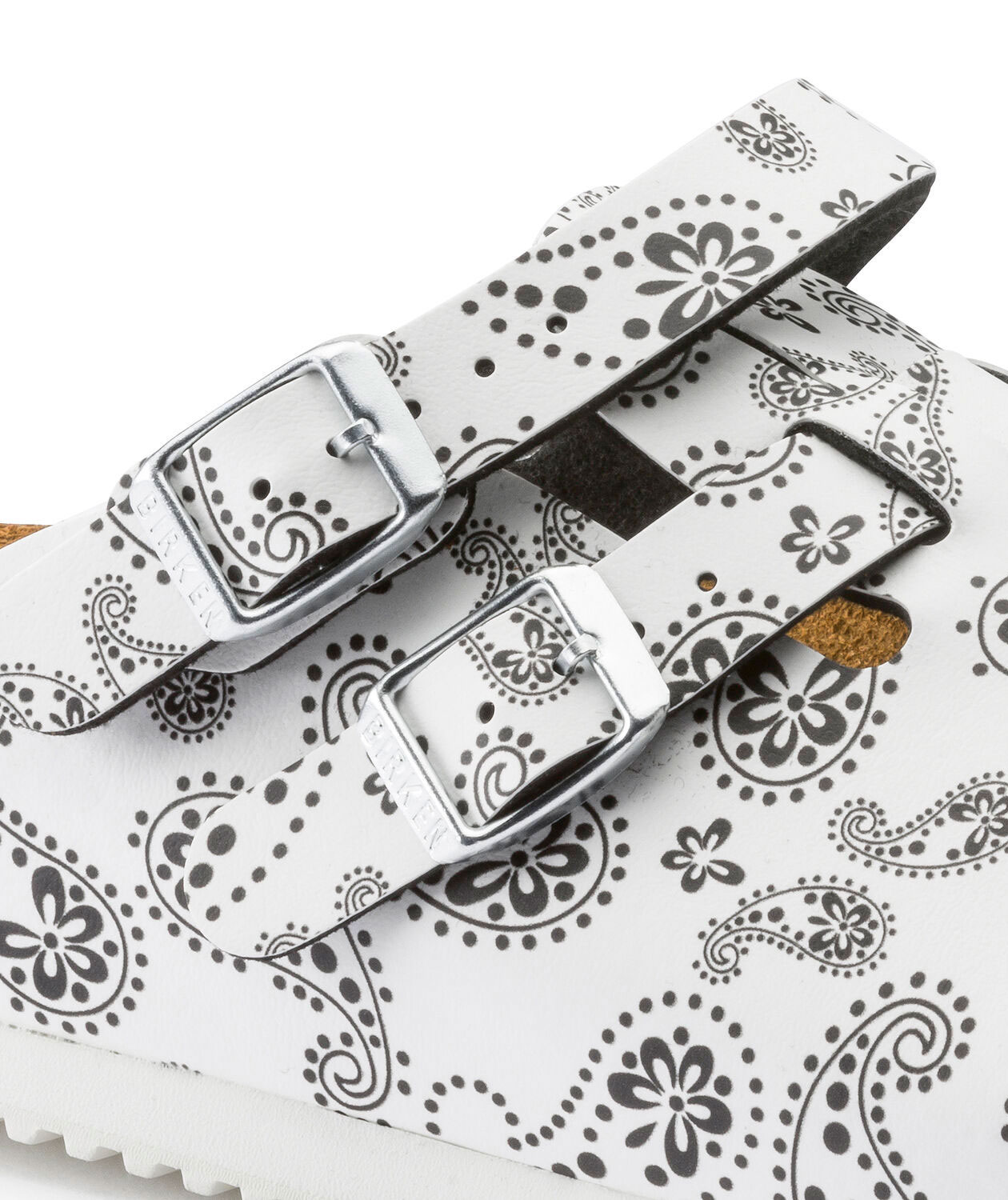 Birkenstock Kay SL Narrow Fit women's sandals, White/Black, large image number 6