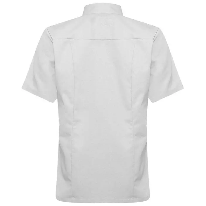 Segers slim fit kortärmad kockskjorta, Ljusgrå, large image number 2