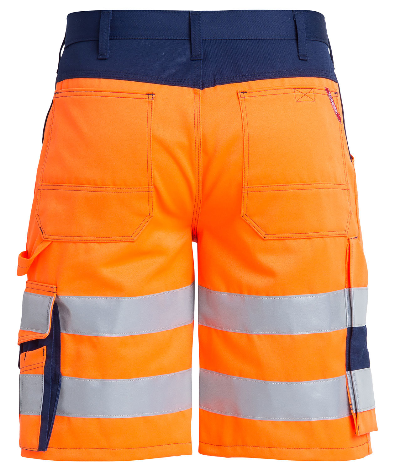 Engel work shorts, Hi-vis Orange/Marine