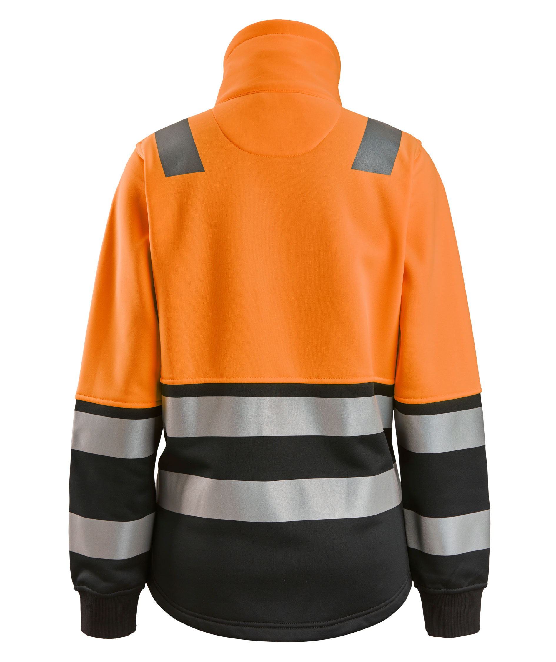 Snickers dame sweatjakke 8073, Hi-Vis Orange/Sort
