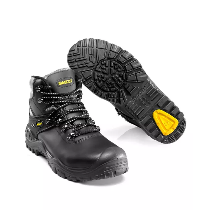 Mascot Elbrus safety boots S3, Black/Yellow, large image number 0