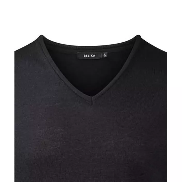 CC55 Berlin stickad tröja med merinoull, Svart, large image number 1