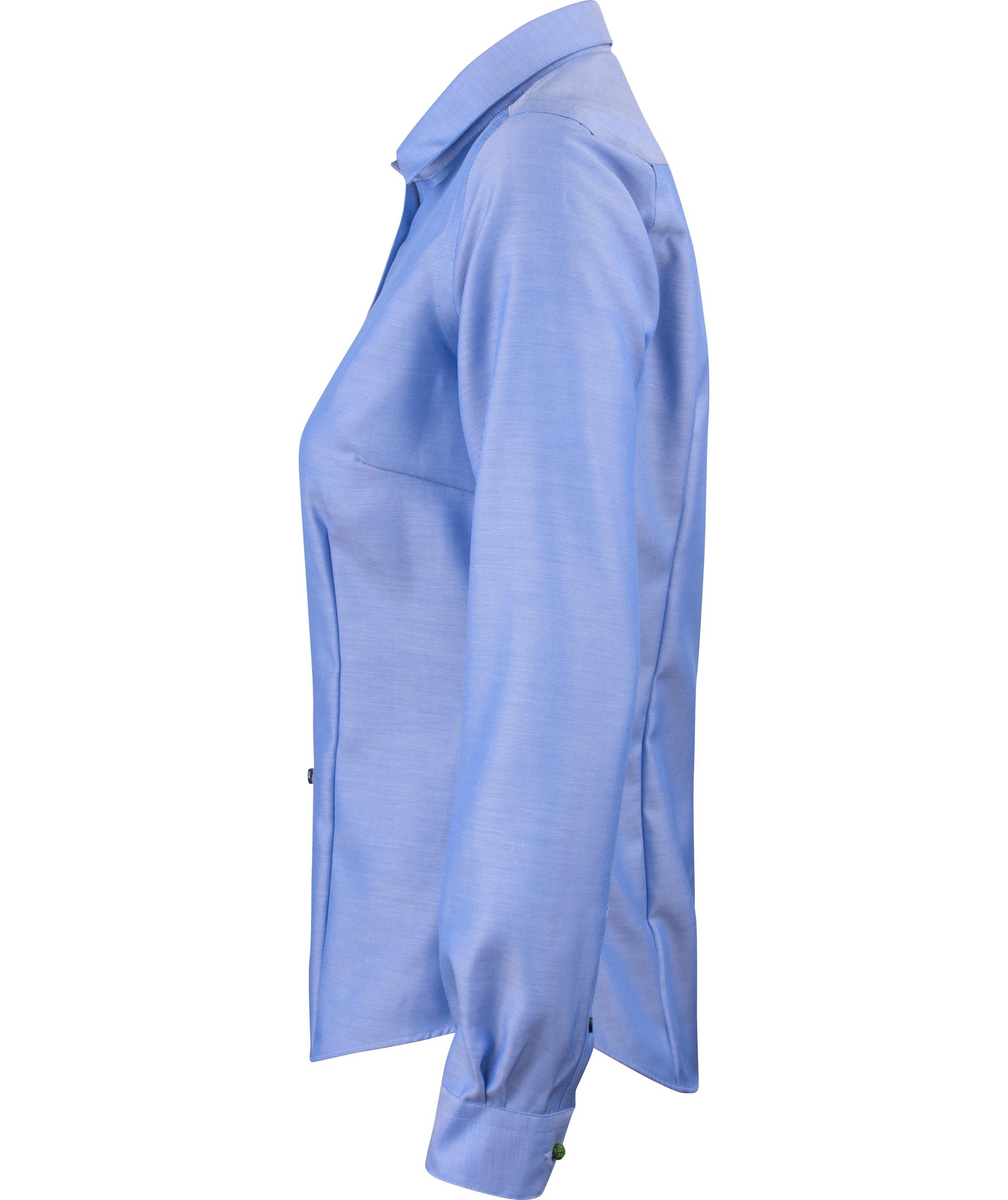 J. Harvest & Frost Twill Green Bow O1 lady fit skjorta, Mid Blue, large image number 2