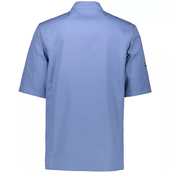 Karlowsky Gustav short-sleeved chef jacket, Grey/Blue, large image number 1