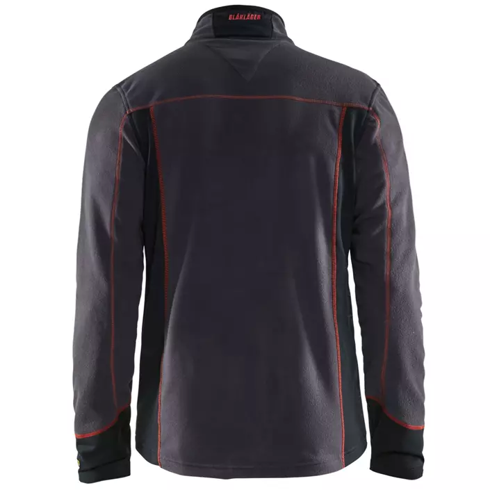 Blåkläder Microfleece jacket, Dark Grey/Red, large image number 1
