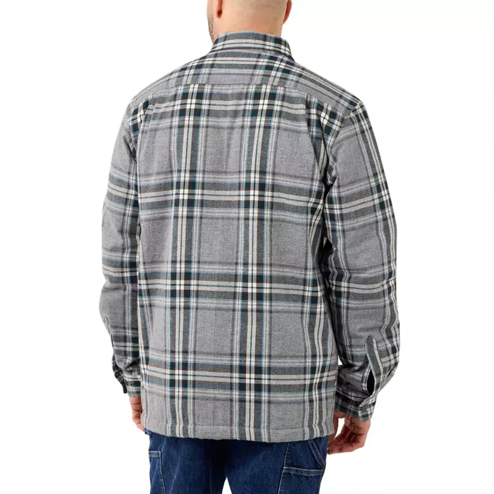 Carhartt sherpa fodrad skjortjacka, Asphalt, large image number 1