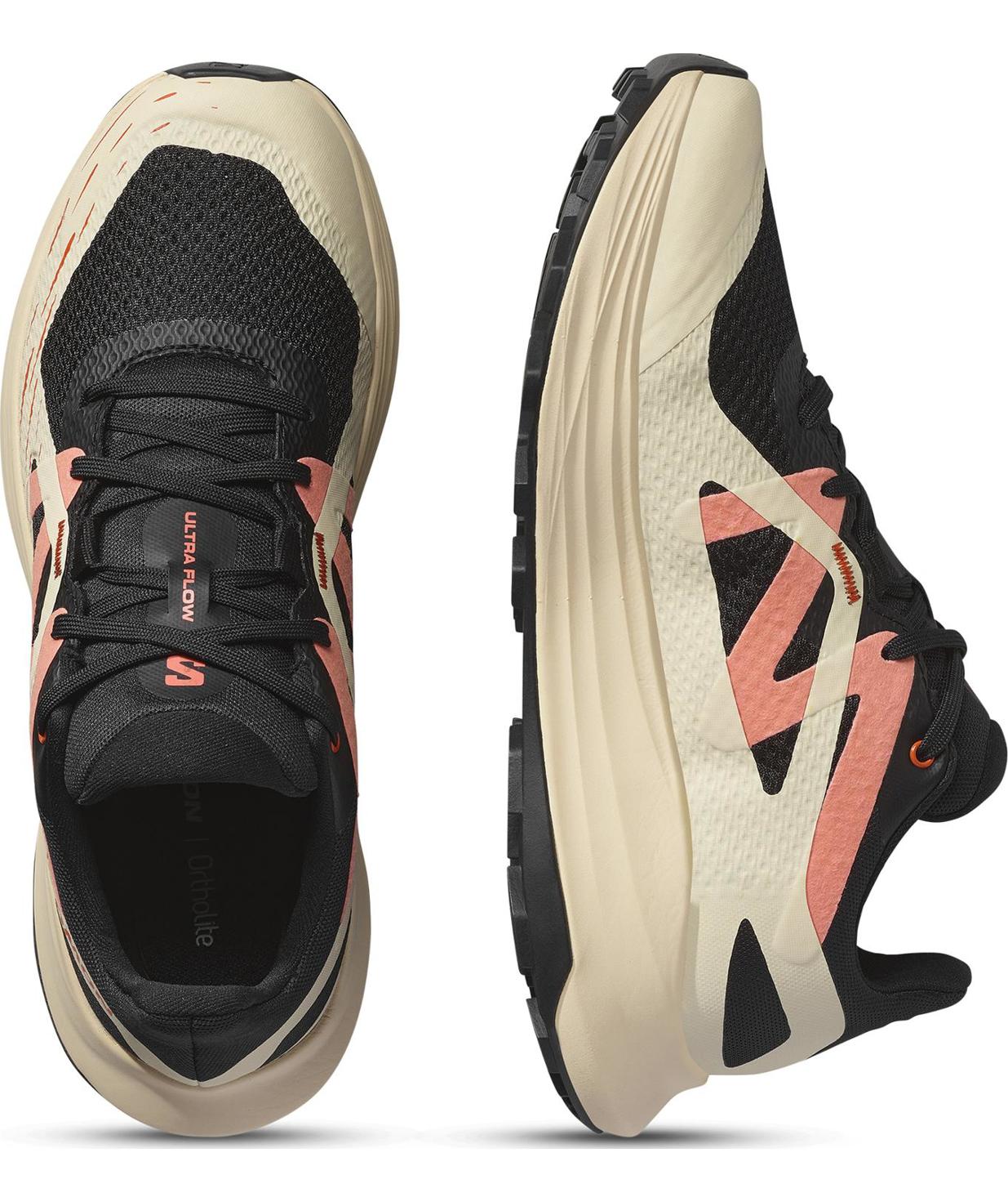 Salomon Ultra Flow women's running shoes, Apricot, large image number 2