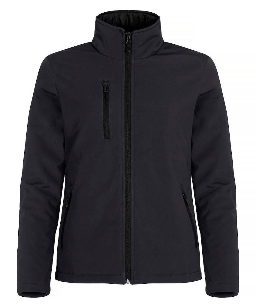 Clique lined women's softshell jacket, Black, Black, swatch