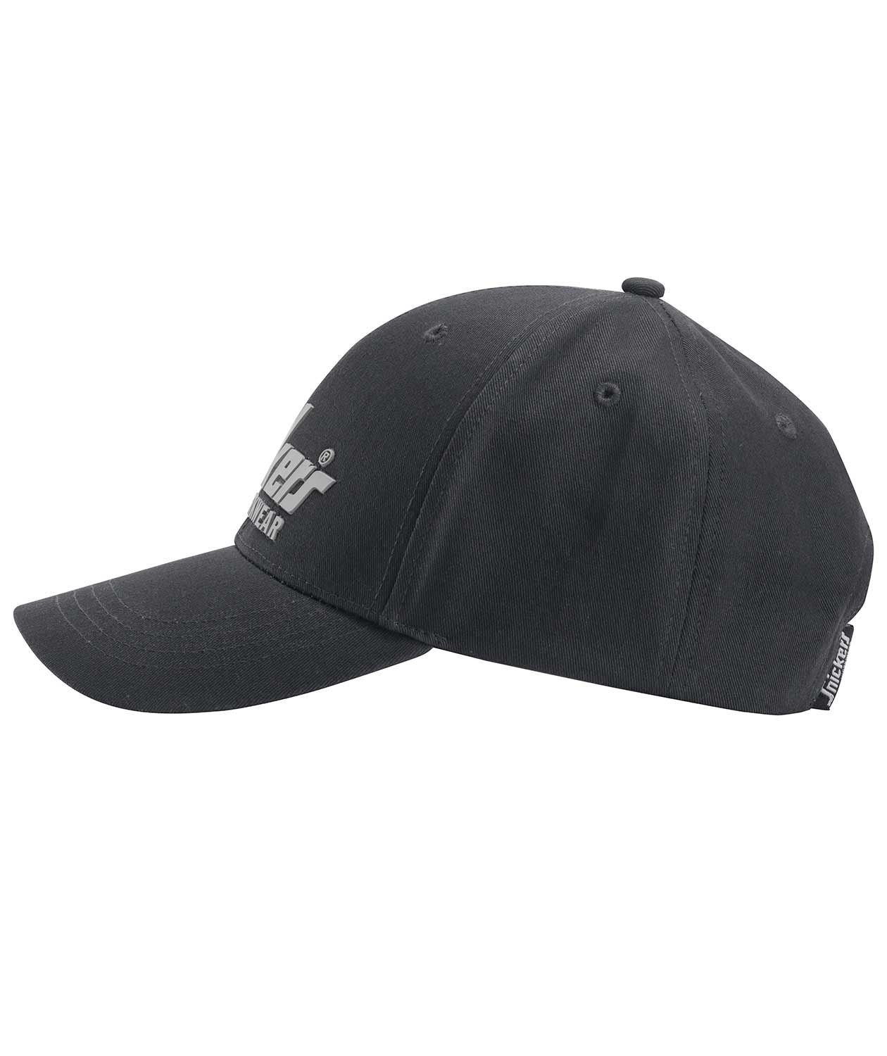 Snickers logo cap, Black, Black, large image number 3