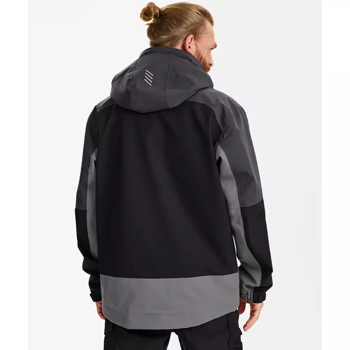 Engel Entire skaljakke, Black/Anthracite Grey, large image number 4