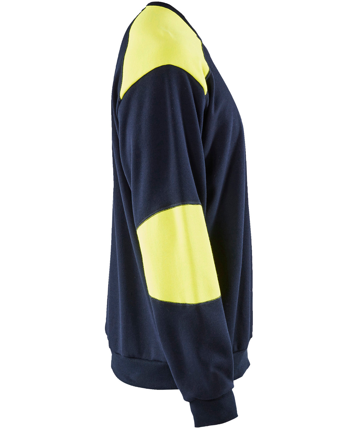 Bl&aring;kl&auml;der&nbsp;Anti-flame sweatshirt, Marine/Hi-Vis yellow, large image number 3