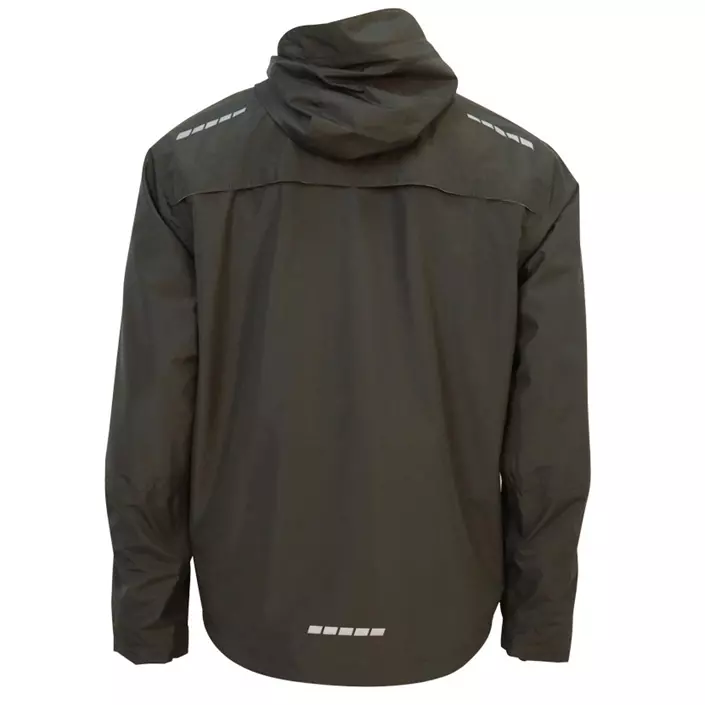 Ocean Outdoor High Performance rain jacket, Olive, large image number 1