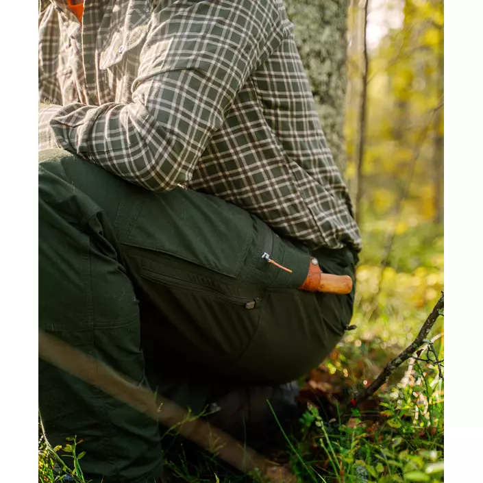 Pinewood Lappland Expert bukser, Moss green, large image number 7