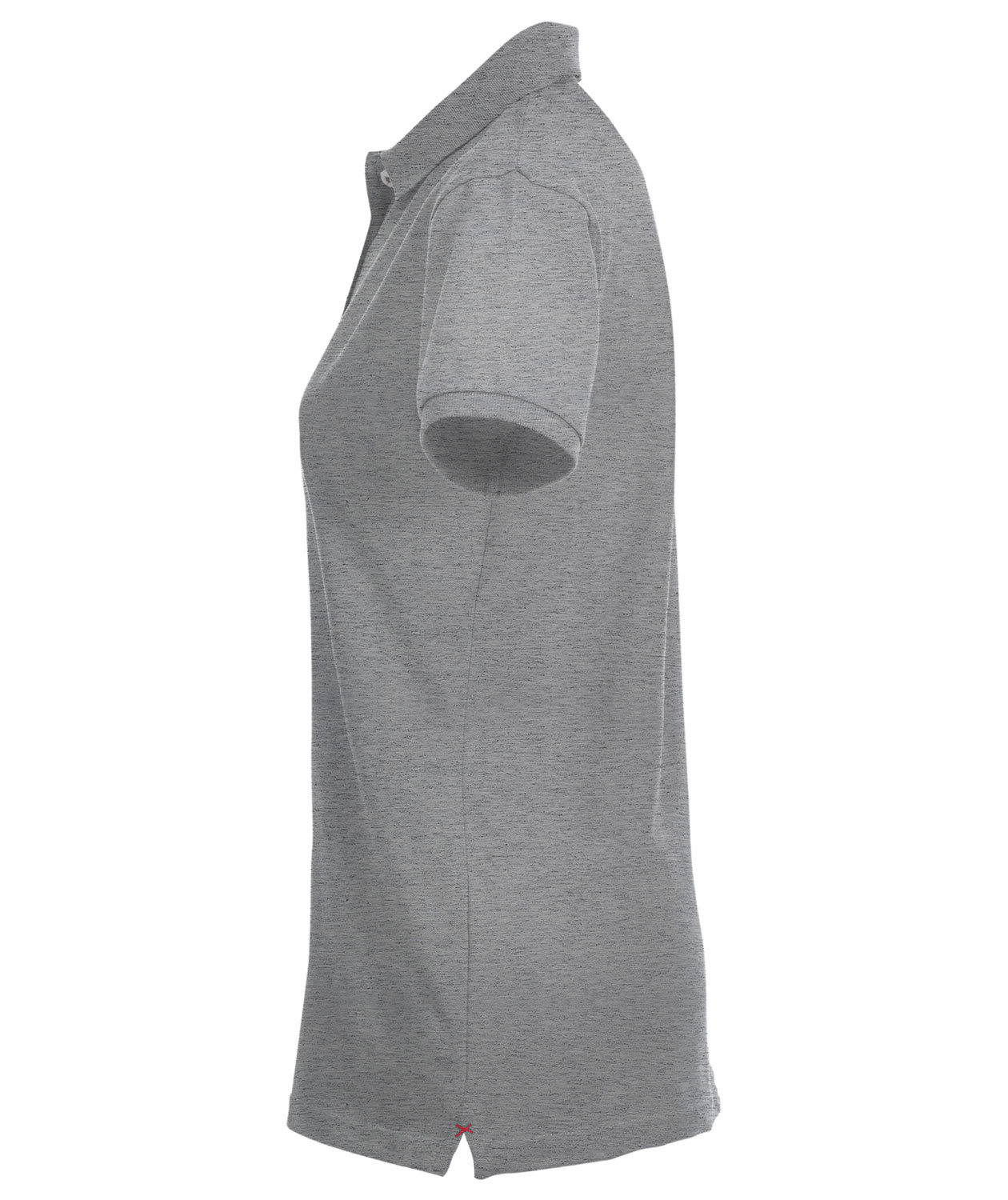 Clique Premium women's polo shirt, Grey Melange, large image number 1