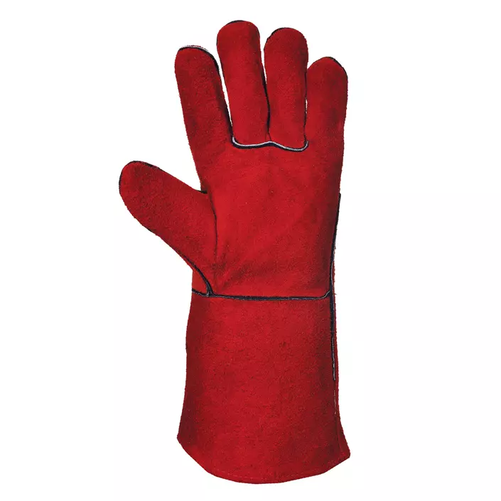 Portwest welding gloves, Red, large image number 1