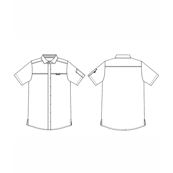 Kentaur modern fit kortærmet skjorte, Sort, large image number 2