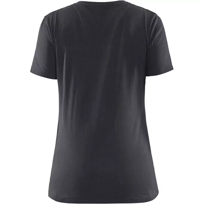 Blåkläder dame T-shirt, Mellemgrå/sort, large image number 2