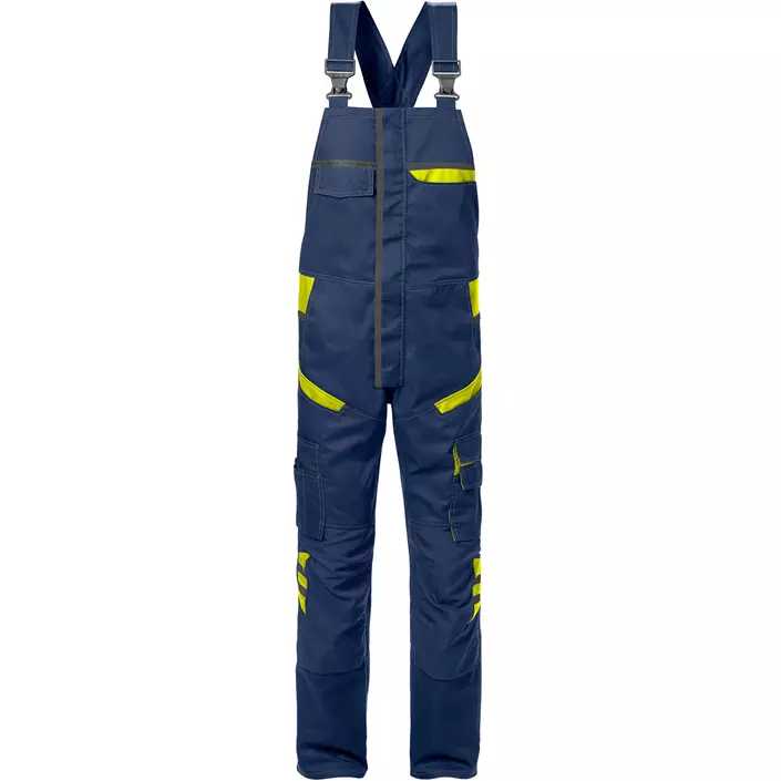 Fristads selebukse 1555, Marine/Hi-Vis gul, large image number 0