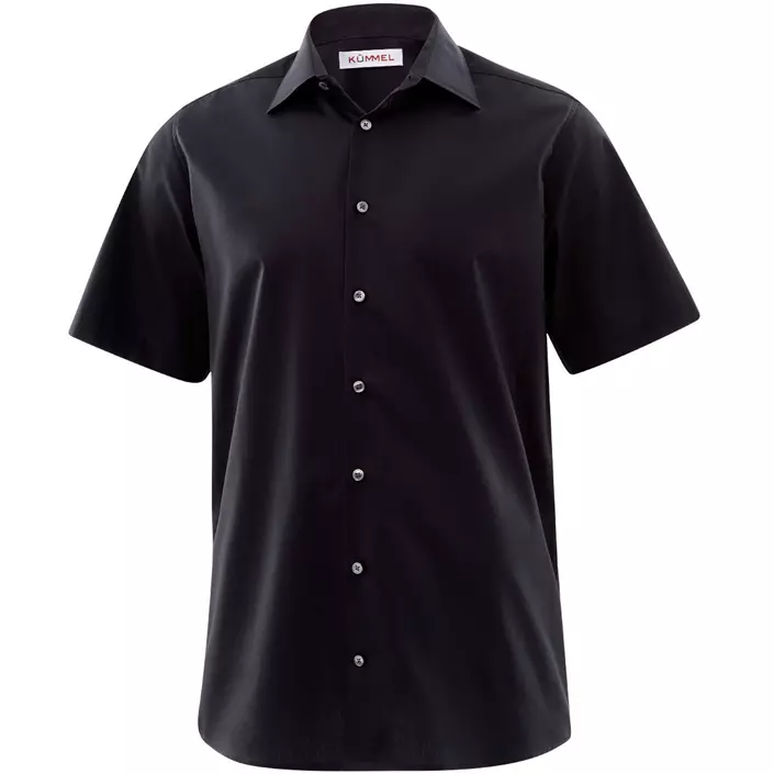 Kümmel Frankfurt Slim fit kortärmad skjorta, Svart, large image number 0