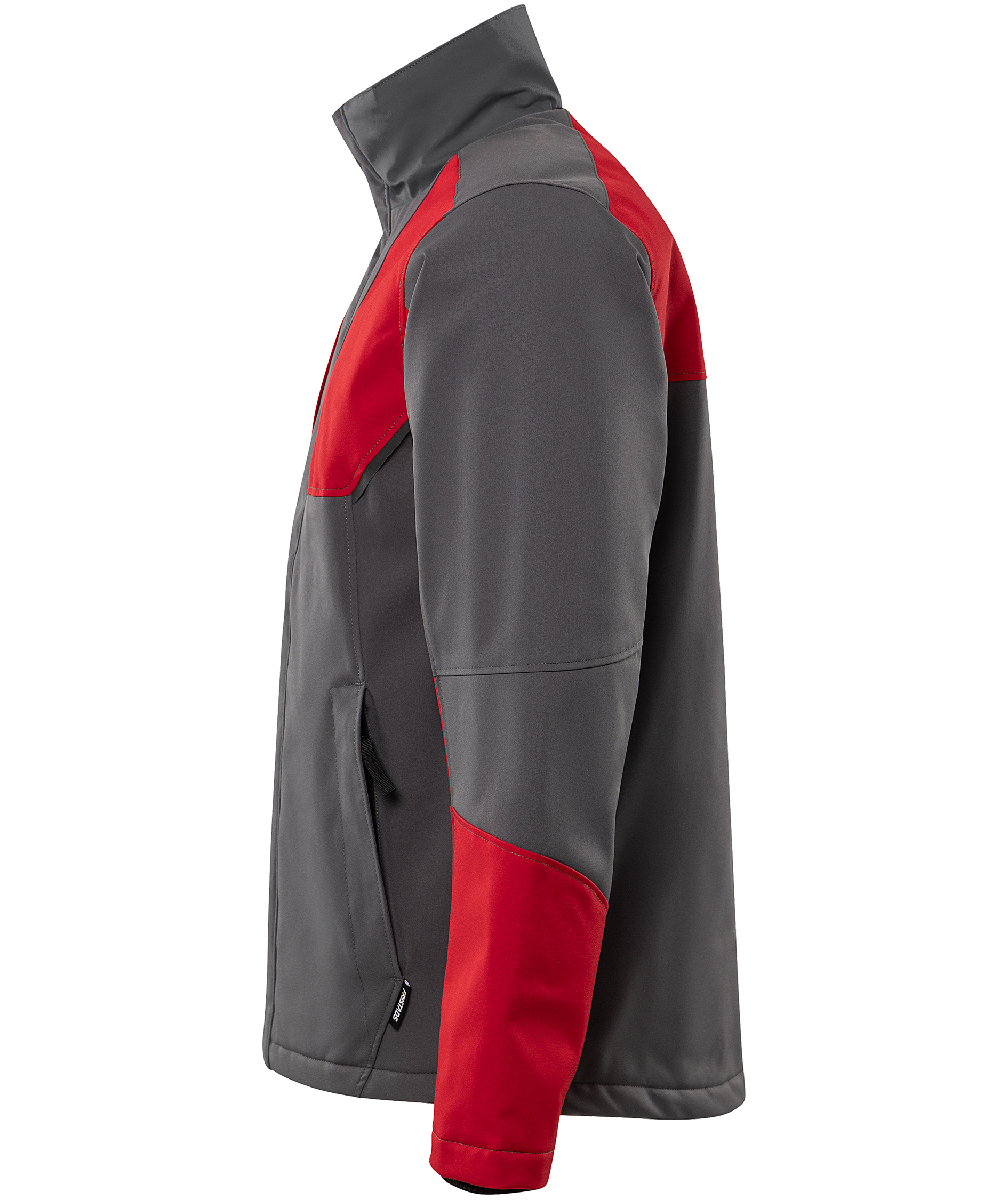 Fristads Softshell Winterjacke 4931 GSW full stretch, Grau/Rot, large image number 5