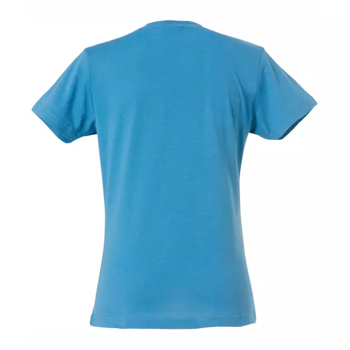 Clique Basic T-shirt dam, Turkos, large image number 1