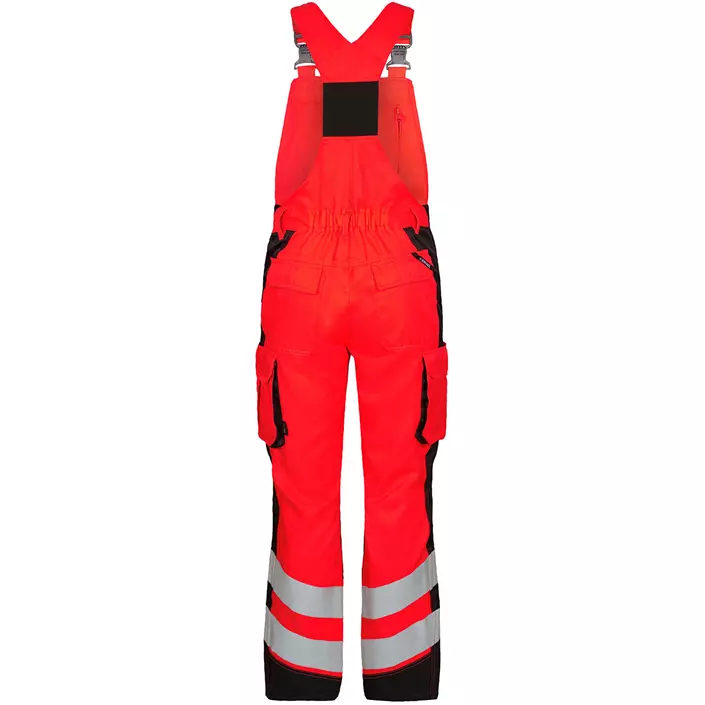 Engel Safety Light dame overalls, Hi-vis Rød/Sort, large image number 1