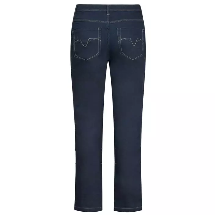 Kentaur women's trousers with extra length, Denim blue, large image number 1