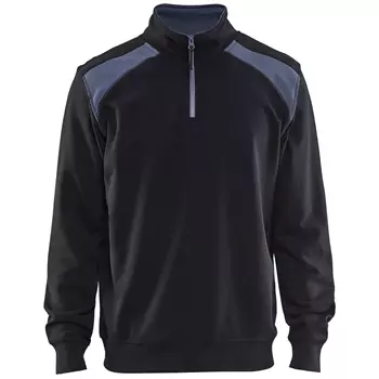 Blåkläder Unite Half-Zip sweatshirt, Black/Grey