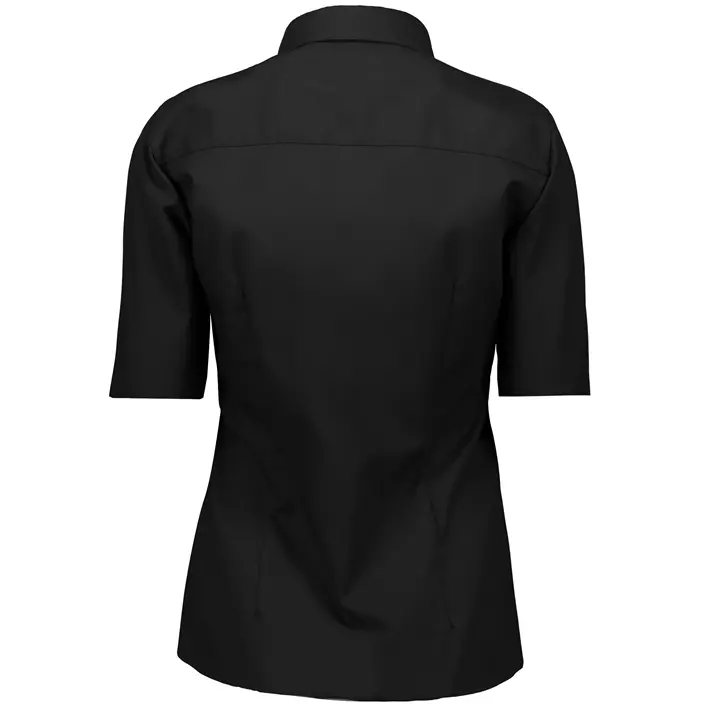 Seven Seas Fine Twill kortærmet Modern fit  dameskjorte, Sort, large image number 1