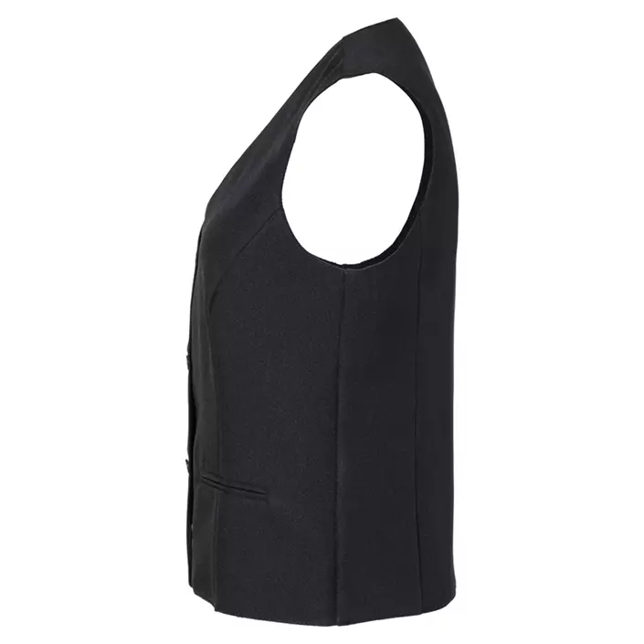 Karlowsky Basic women's server waistcoat, Black, large image number 3