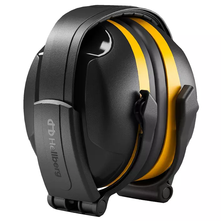 Hellberg Secure 2 foldable ear defenders, Black/Yellow, Black/Yellow, large image number 1