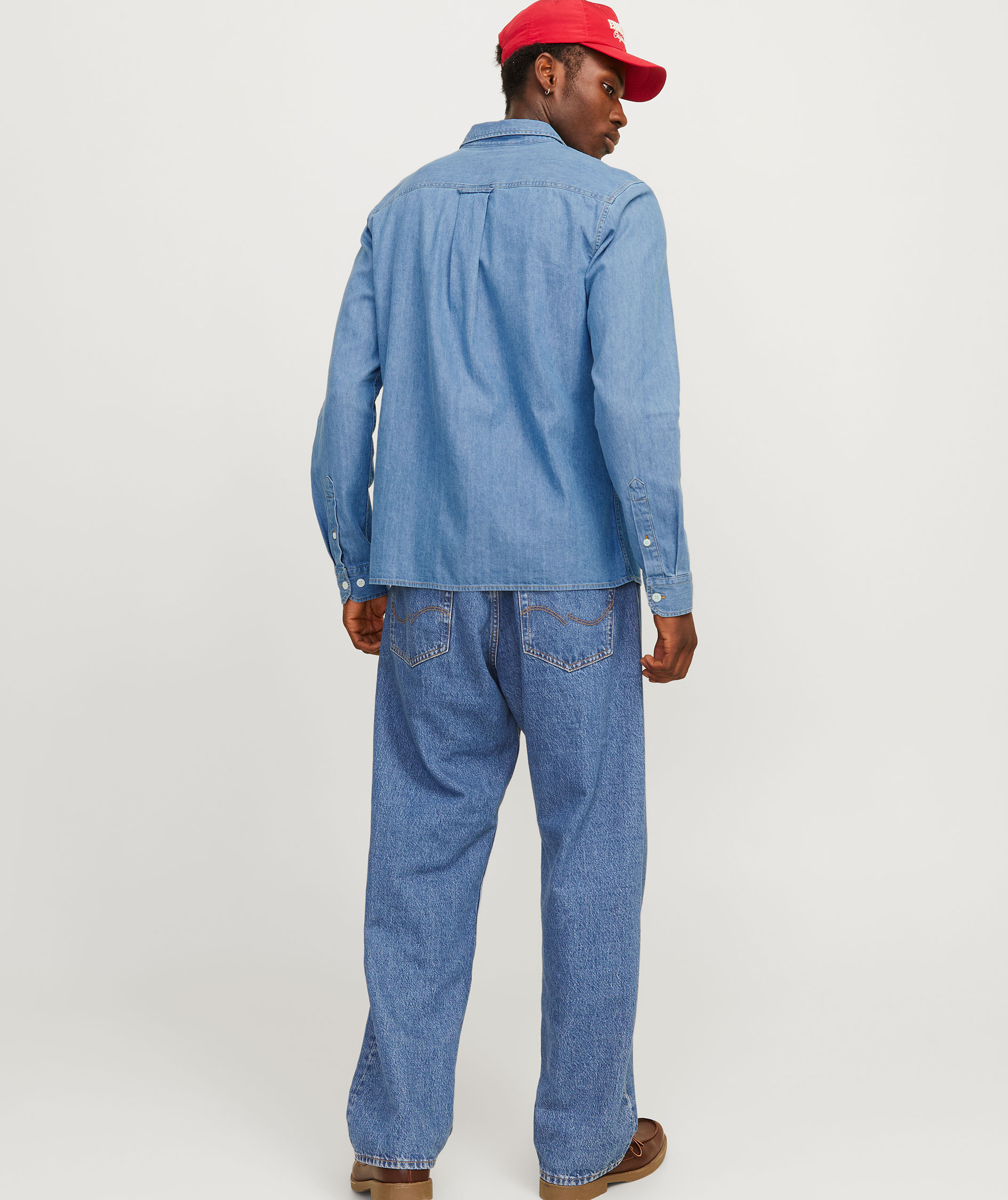 Jack & Jones JJETRAVIS denim shirt, Light Blue Denim, large image number 2