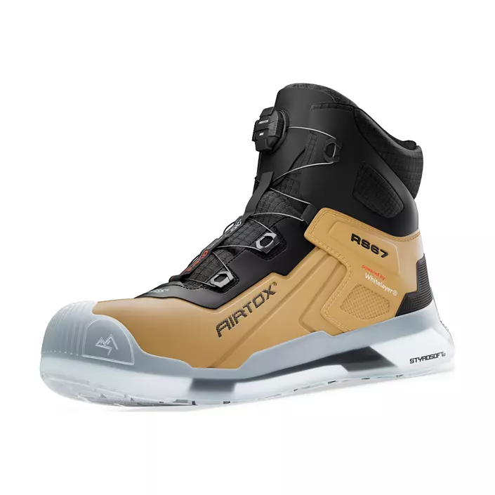 Airtox RS67 skyddskängor S7S, Desert haze/raven-black, large image number 0