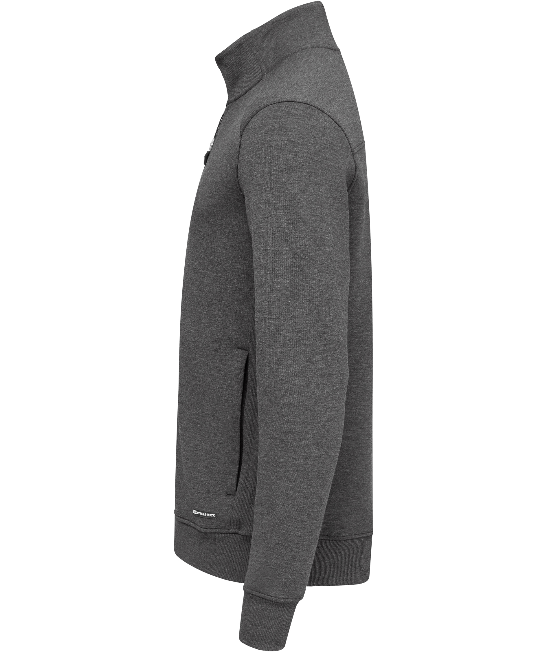 Cutter & Buck Pemberton cardigan, Anthracite melange, large image number 4